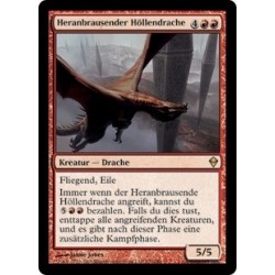 Heranbrausender Höllendrache